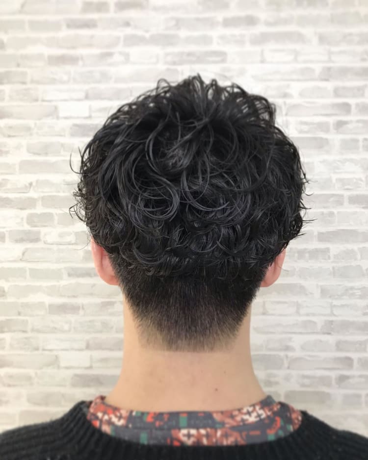 メンズ 艶パーマ 刈り上げ ヘアカタログ Ash 高円寺店 山口 直人 ヘアサロン 美容院 Ash オフィシャルサイト