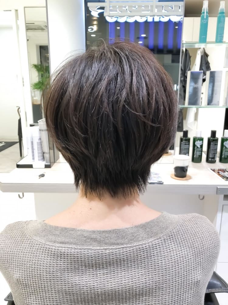 襟足スッキリくびれショート ヘアカタログ ヘアサロン 美容院 Ash オフィシャルサイト