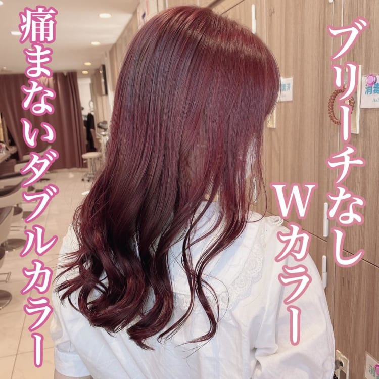 ブリーチ無しでダブルカラー ヘアカタログ Ash 都立大学店 永田 朱音 ヘアサロン 美容院 Ash オフィシャルサイト