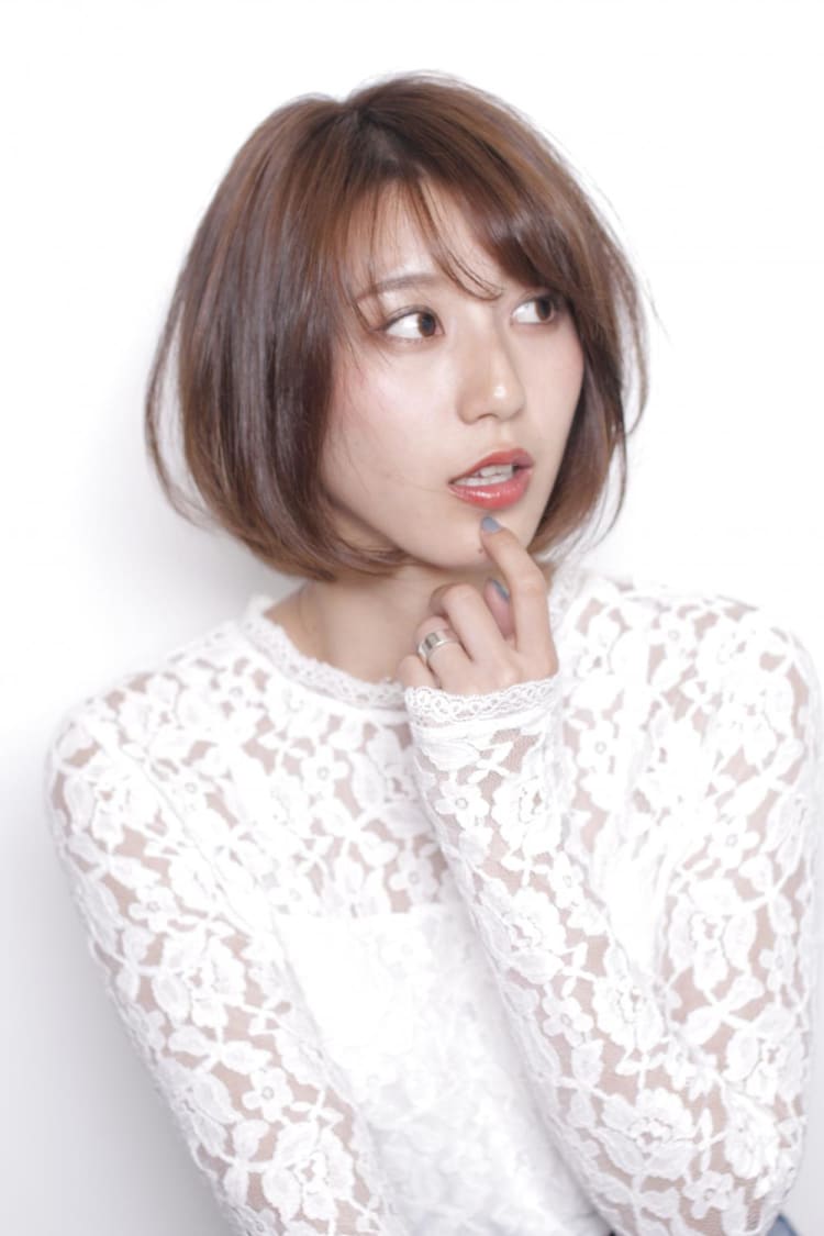 艶髪ボブ 王道フェミニンボブ ヘアカタログ Ash 目白店 齊藤 湧磨 ヘアサロン 美容院 Ash オフィシャルサイト