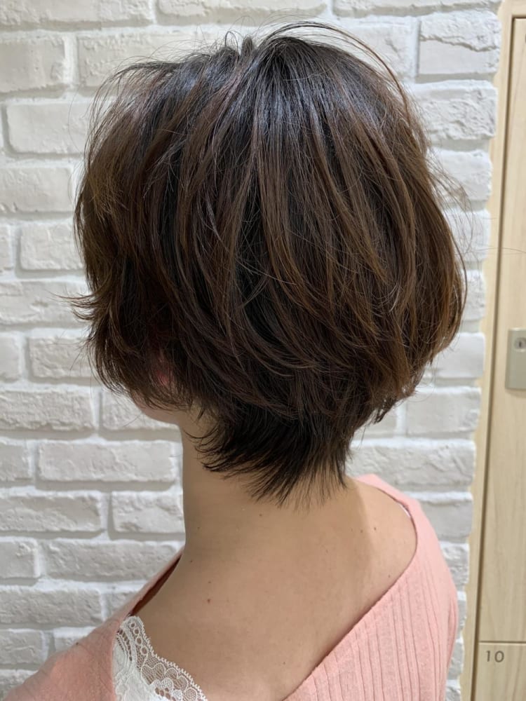 ウルフベースショート ヘアカタログ Ash 成瀬店 後藤田 雅人