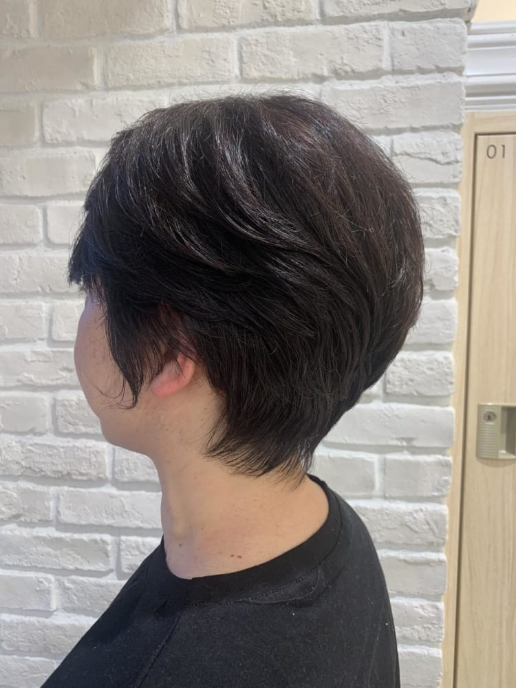 ショートレイヤースタイル ヘアカタログ Ash 成瀬店 後藤田 雅人 ヘアサロン 美容院 Ash オフィシャルサイト