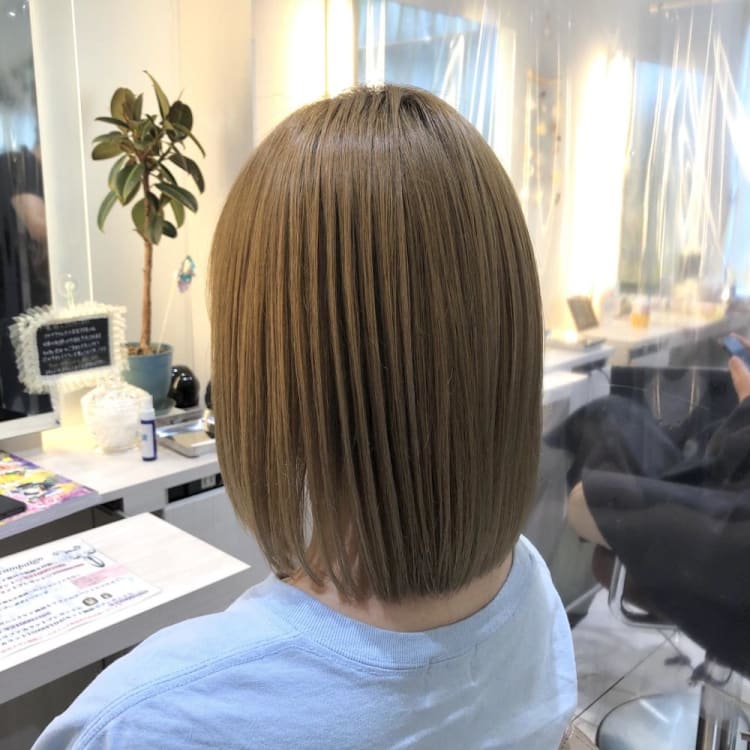 ブリーチ縮毛矯正【bob】｜ヘアカタログ Ash 大宮店 安井 昴｜ヘアサロン・美容院｜Ash オフィシャルサイト