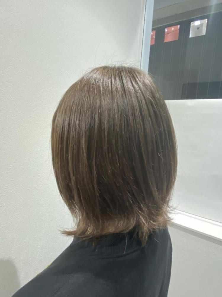 脱白髪染めミルクティーカラー ヘアカタログ Ash 成増店 近藤 辰哉 ヘアサロン 美容院 Ash オフィシャルサイト