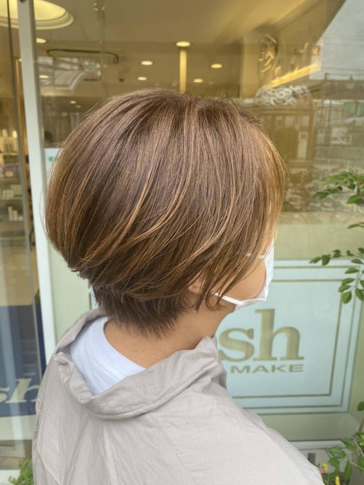 ショートボブスタイル ヘアカタログ Ash 成瀬店 松尾 繁寛 ヘアサロン 美容院 Ash オフィシャルサイト