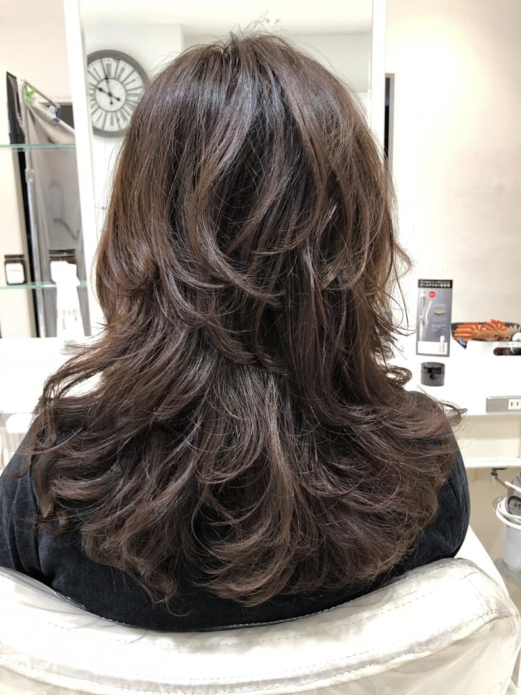 ハイレイヤー デジタルパーマ ヘアカタログ Ash 武蔵小金井店 海津 僚太郎 ヘアサロン 美容院 Ash オフィシャルサイト