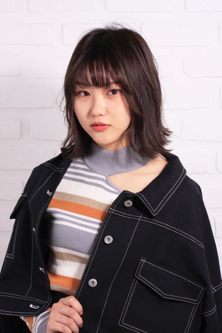 切りっぱなしミディアムボブ 透明感カラー ヘアカタログ Ash 吉祥寺店 飯田 哲也 ヘアサロン 美容院 Ash オフィシャルサイト