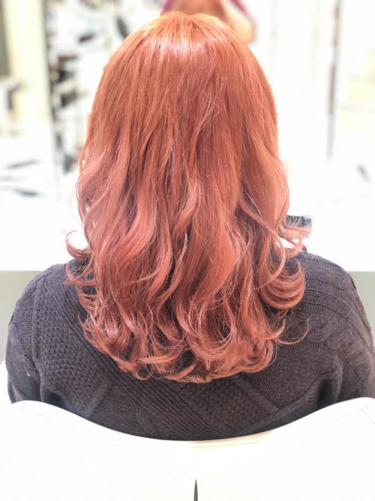 キャロットオレンジ ヘアカタログ Ash 久我山店 木下 桜 ヘアサロン 美容院 Ash オフィシャルサイト