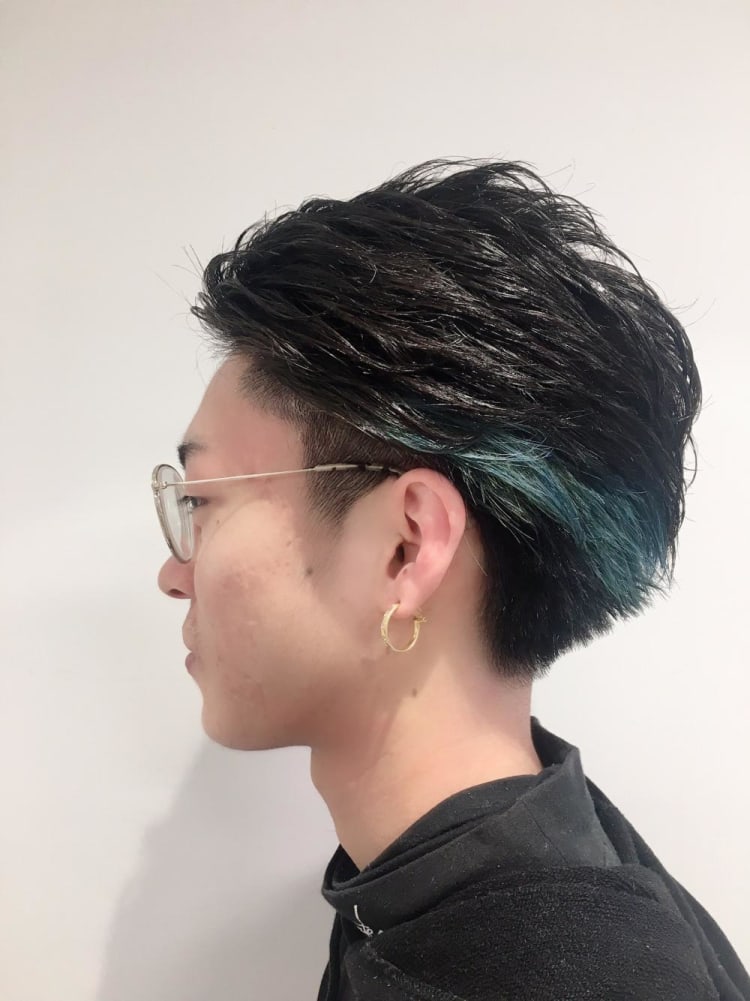 メンズおしゃれインナーカラー ヘアカタログ Ash 高円寺店 小野 あすか ヘアサロン 美容院 Ash オフィシャルサイト