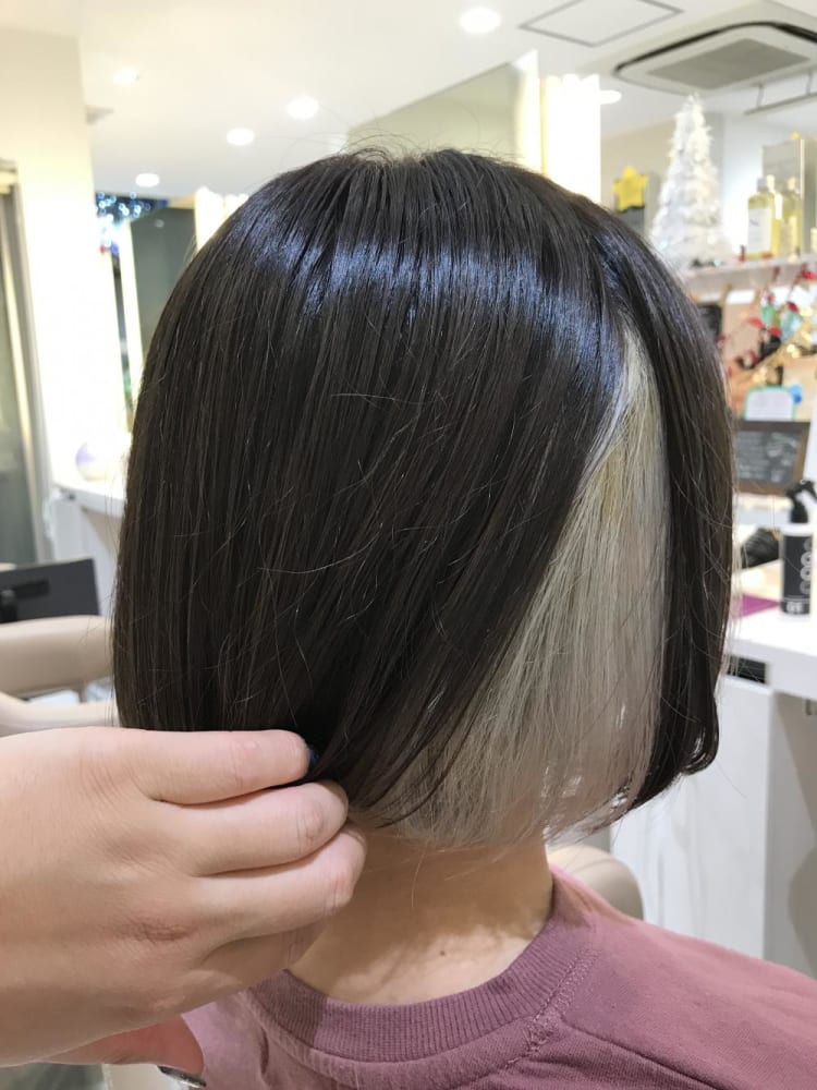 インナーカラー ホワイトアッシュ ヘアカタログ Ash 大宮店 清藤 綾 ヘアサロン 美容院 Ash オフィシャルサイト