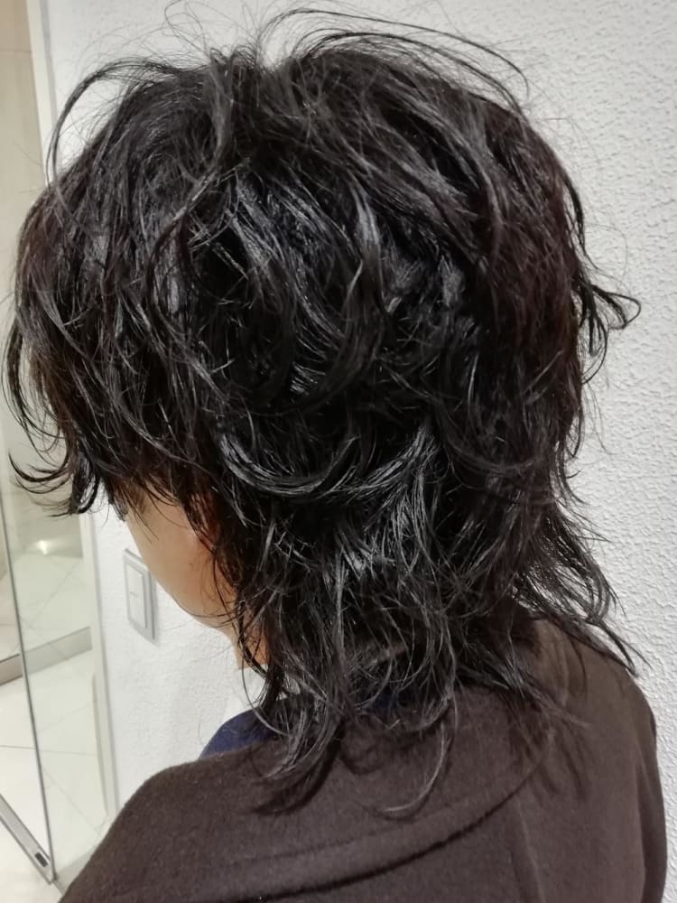 人気爆発中 マッシュウルフ パーマ ヘアカタログ Ash 元住吉店 木村 和人 ヘアサロン 美容院 Ash オフィシャルサイト