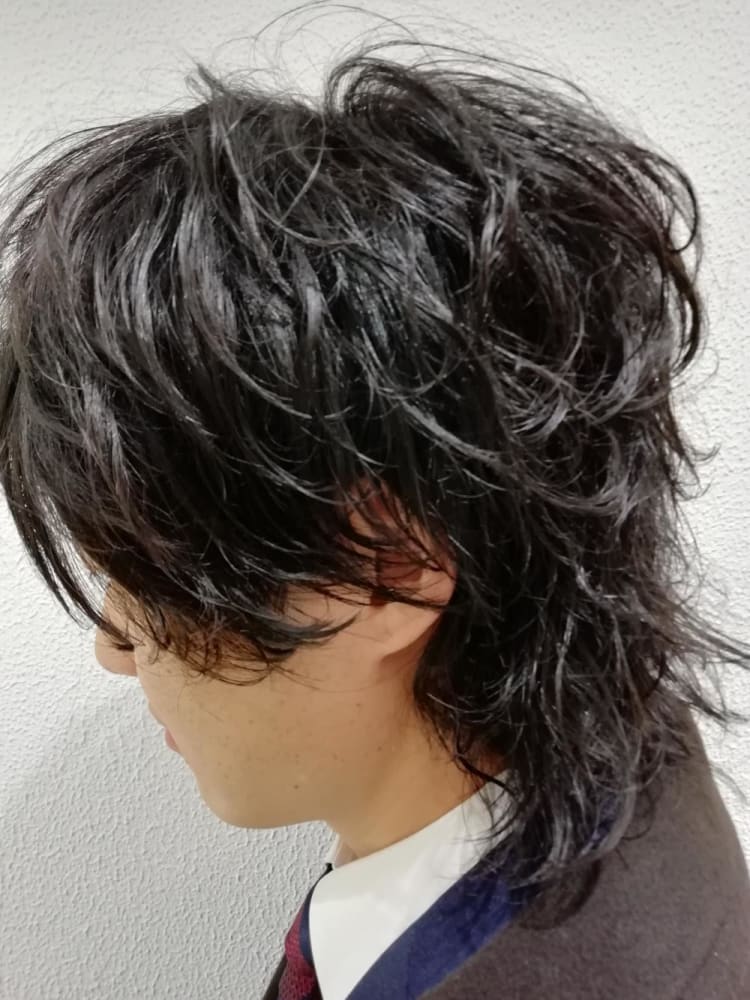 人気爆発中 マッシュウルフ パーマ ヘアカタログ Ash 元住吉店 木村 和人 ヘアサロン 美容院 Ash オフィシャルサイト