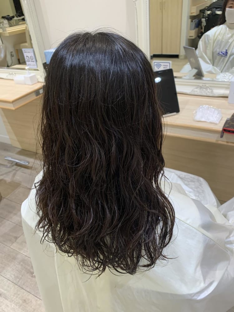 Snow Wave パーマ ヘアカタログ Ash 本八幡店 岩城 秋穂 ヘアサロン 美容院 Ash オフィシャルサイト