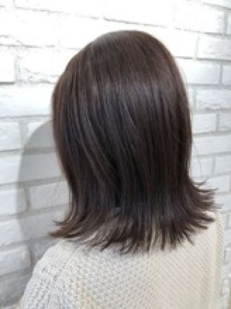 やり過ぎない切りっぱなしボブ ヘアカタログ Ash 稲田堤店 副島 昌 ヘアサロン 美容院 Ash オフィシャルサイト