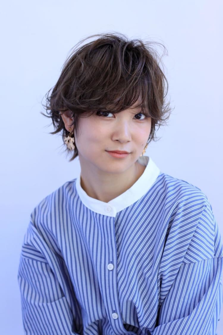 やんわりお洒落ショートカールヘア ヘアカタログ Ash 下北沢店 福島 成美 ヘアサロン 美容院 Ash オフィシャルサイト