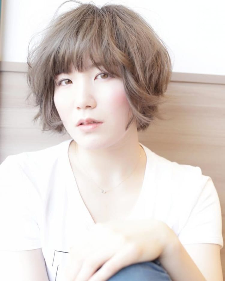 アッシュグレージュ ショートボブ ヘアカタログ Ash 南万騎が原店 渡辺 侑樹 ヘアサロン 美容院 Ash オフィシャルサイト