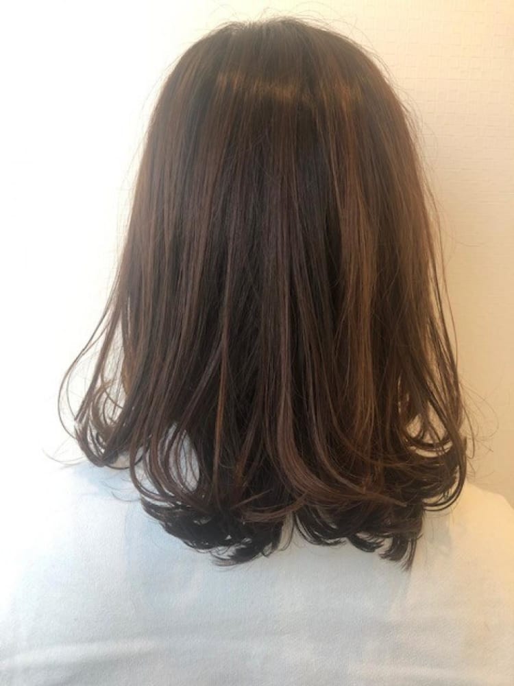 大人ミディアム ヘアカタログ Ash 宮前平店 亀山 未来 ヘアサロン 美容院 Ash オフィシャルサイト