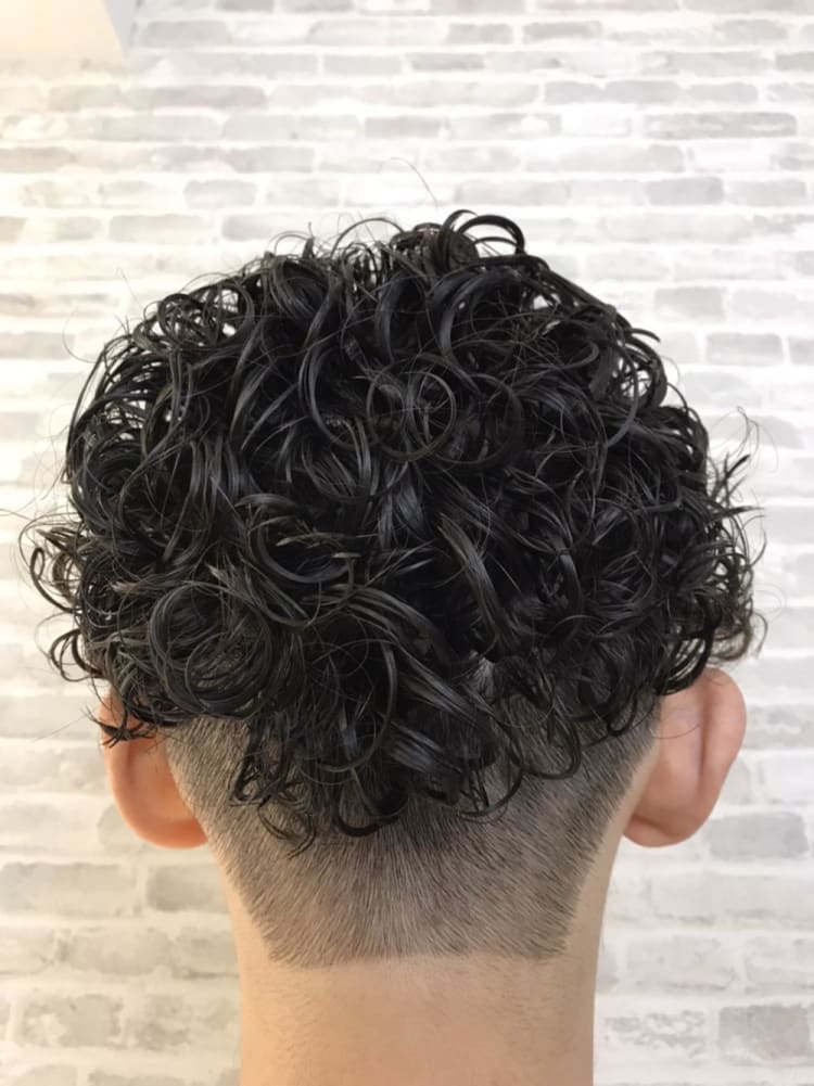 ２ブロック くるくるパーマ ヘアカタログ Ash 高円寺店 鈴木 輝