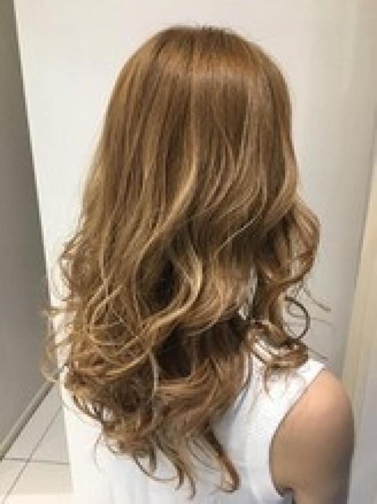 ハイライトロングベージュ ヘアカタログ Ash 西川口店 日野 祥 ヘアサロン 美容院 Ash オフィシャルサイト