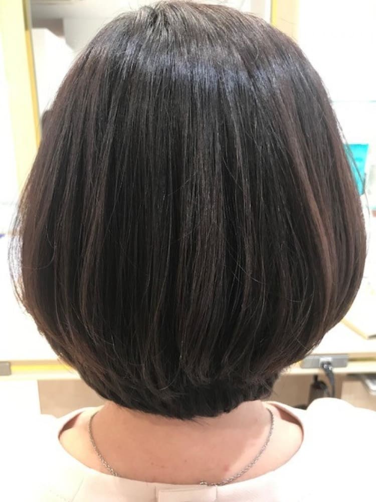 夏におススメ。前上がりグラデーションボブ｜ヘアカタログ Ash 仙川店 内田 孝仁｜ヘアサロン・美容院｜Ash オフィシャルサイト