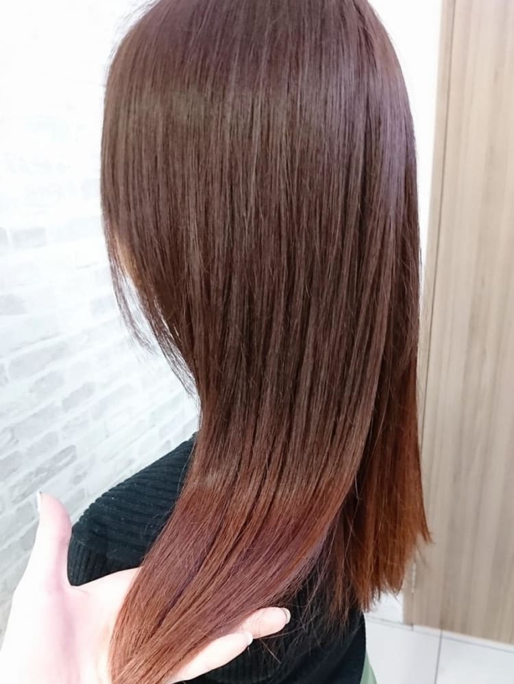 ナチュラルグラデーションカラー ピンクベージュ ヘアカタログ Ash 高円寺店 岡田 千英里 ヘアサロン 美容院 Ash オフィシャルサイト