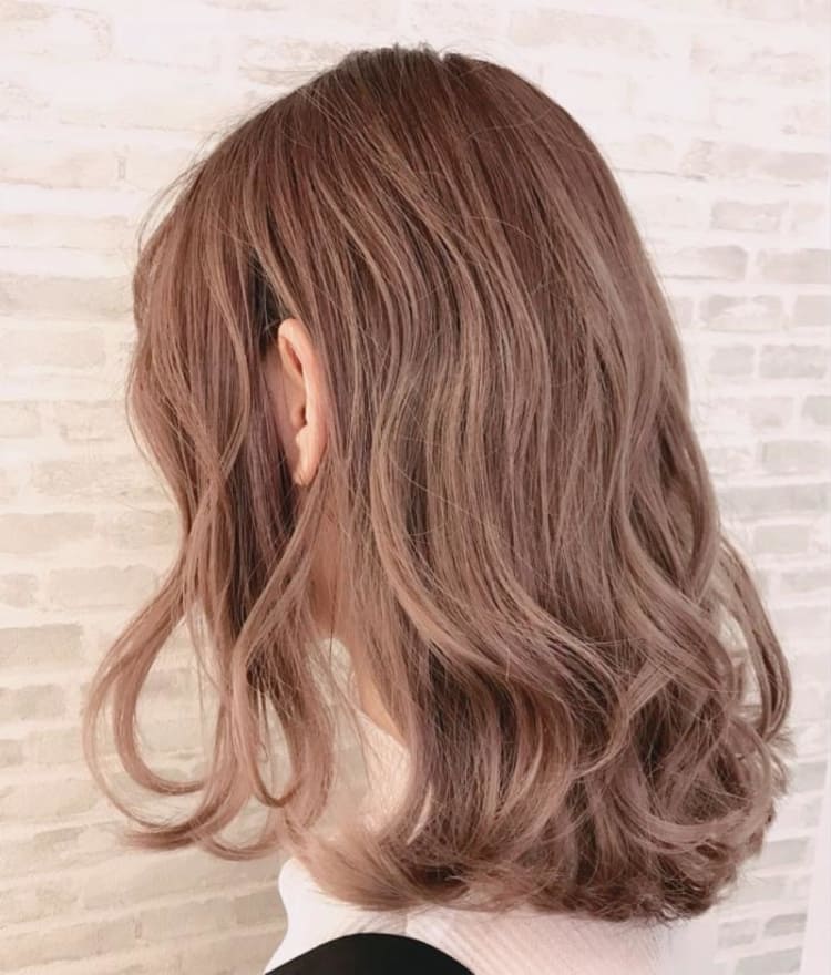 イルミナカラー ピンクベージュ ヘアカタログ Ash 高円寺店 星野 玲奈 ヘアサロン 美容院 Ash オフィシャルサイト