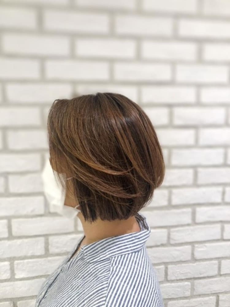 ワンレングスボブ｜ヘアカタログ Ash いずみ中央店 尊田 恵一朗｜ヘアサロン・美容院｜Ash オフィシャルサイト