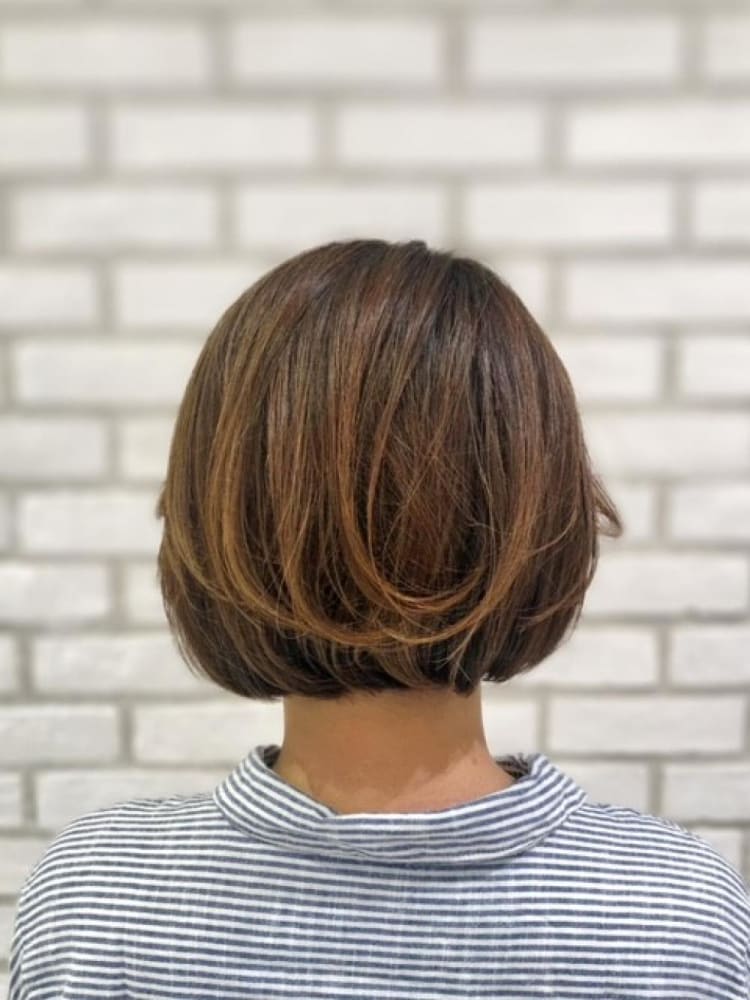 ワンレングスボブ｜ヘアカタログ Ash いずみ中央店 尊田 恵一朗｜ヘアサロン・美容院｜Ash オフィシャルサイト
