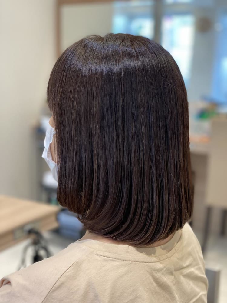 長めボブスタイル ヘアカタログ Ash 永福町店 宮崎 豪 ヘアサロン 美容院 Ash オフィシャルサイト