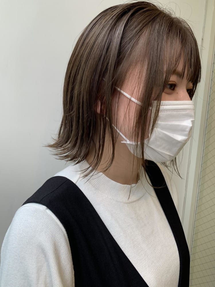 シアーグレージュボブ ヘアカタログ Ash 日吉店 依田 寿美子 ヘアサロン 美容院 Ash オフィシャルサイト シアーグレージュボブ ヘアカタログ Ash 日吉店 依田 寿美子 ヘアサロン 美容院 Ash オフィシャルサイト