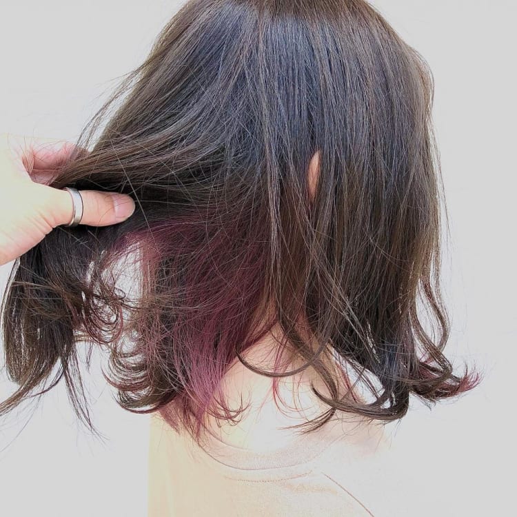 チラッとかわいい ピンクバイオレット ヘアカタログ Ash 豊田店 中武 優 ヘアサロン 美容院 Ash オフィシャルサイト チラッとかわいい ピンクバイオレット ヘアカタログ Ash 豊田店 中武 優 ヘアサロン 美容院 Ash オフィシャルサイト