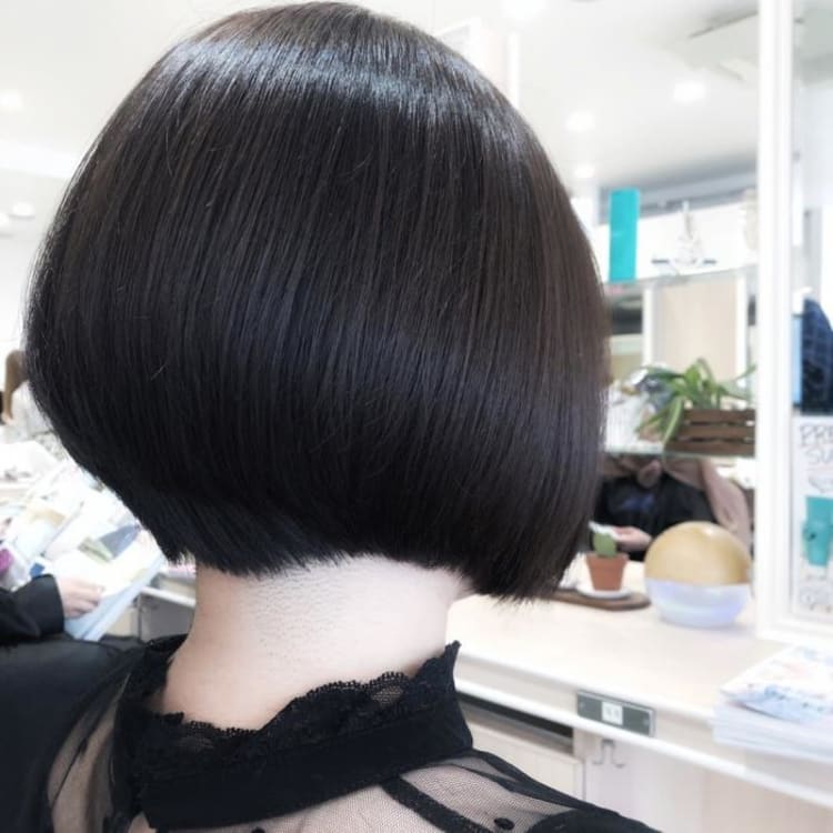 前下がりグラボブ ヘアカタログ Ash 瀬谷店 佐藤 哲也 ヘアサロン 美容院 Ash オフィシャルサイト