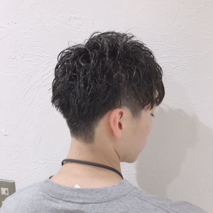 メンズパーマ ヘアカタログ Ash 仙川店 栫 健太 ヘアサロン 美容院 Ash オフィシャルサイト