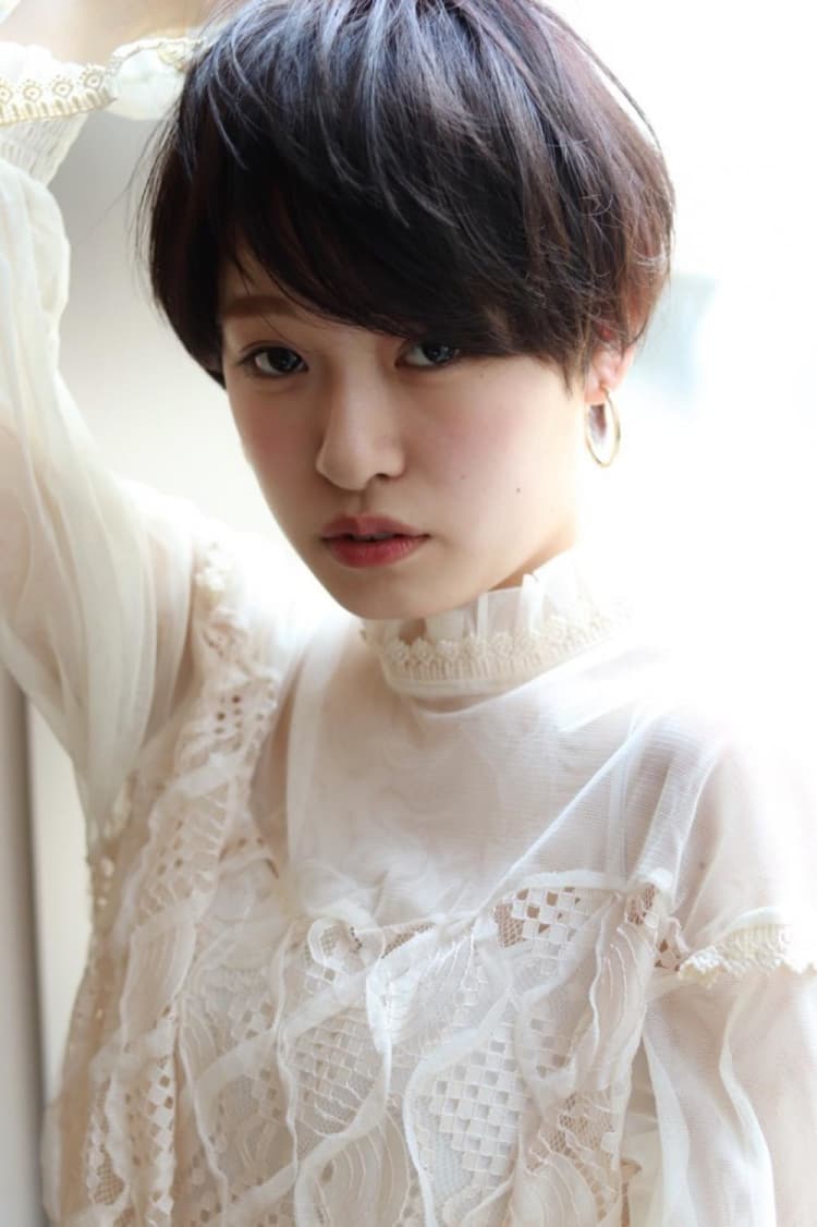 黒髪マッシュショート ヘアカタログ ヘアサロン 美容院 Ash オフィシャルサイト