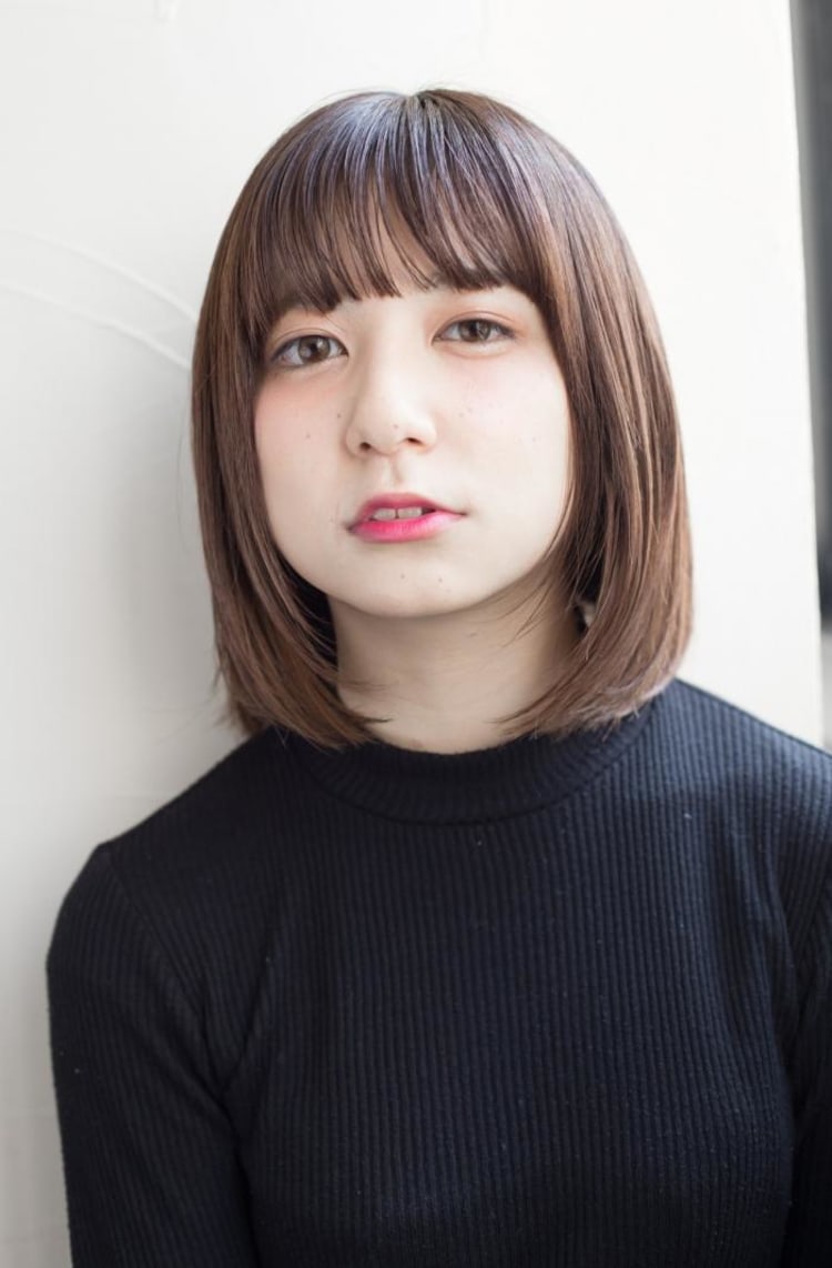 レイヤーボブ前髪あり ヘアカタログ Ash 中目黒店 高橋 臣介 ヘアサロン 美容院 Ash オフィシャルサイト