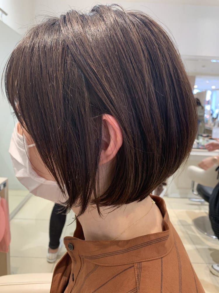 オイルカラー 大人ショートボブ ヘアカタログ Ash 日吉店 依田 寿美子 ヘアサロン 美容院 Ash オフィシャルサイト