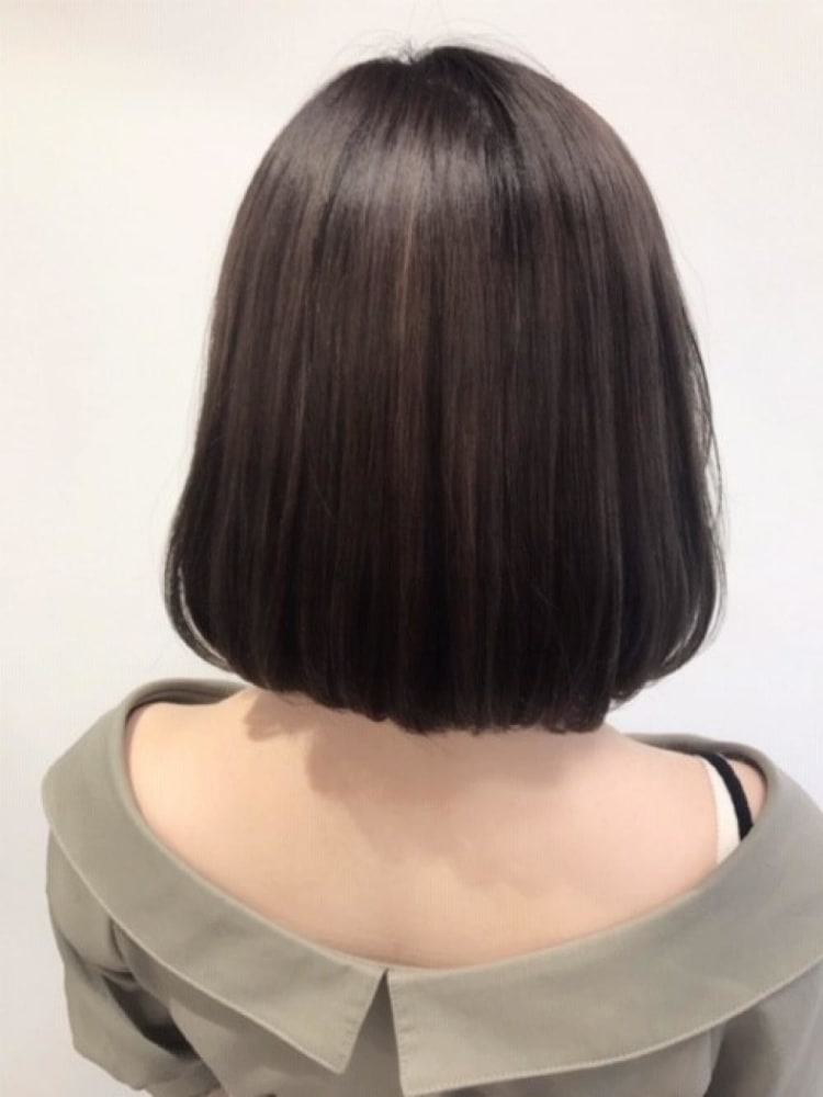 王道ボブ アッシュブラウン ヘアカタログ Ash 高円寺店 星野 玲奈 ヘアサロン 美容院 Ash オフィシャルサイト