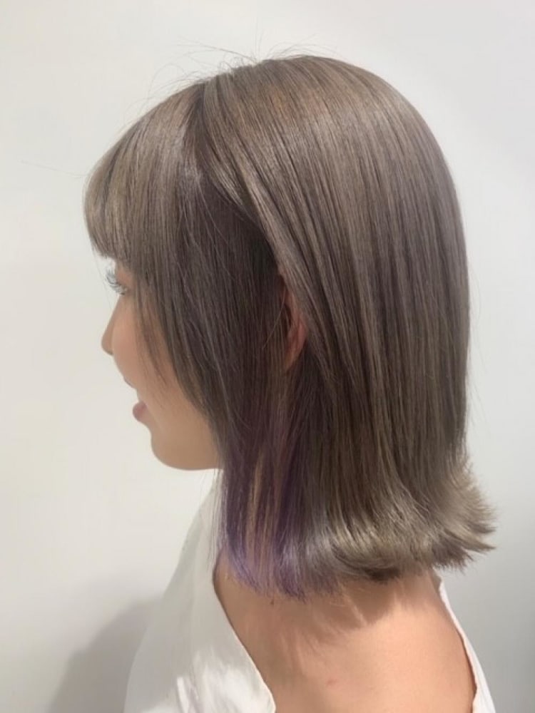 ミルクティー ラベンダー ヘアカタログ Ash 高円寺店 星野 玲奈 ヘアサロン 美容院 Ash オフィシャルサイト
