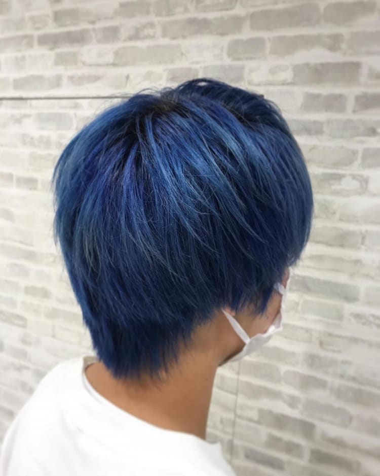 メンズ ブリーチ ブルーカラー ヘアカタログ Ash 高円寺店 山口 直人 ヘアサロン 美容院 Ash オフィシャルサイト メンズ ブリーチ ブルーカラー ヘアカタログ Ash 高円寺店 山口 直人 ヘアサロン 美容院 Ash オフィシャルサイト