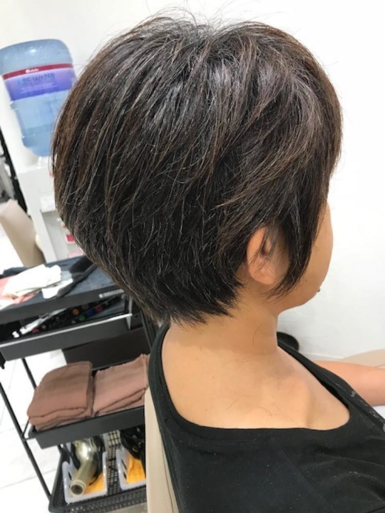 耳だしスッキリショート ヘアカタログ Ash 国立店 横山 真由美 ヘアサロン 美容院 Ash オフィシャルサイト