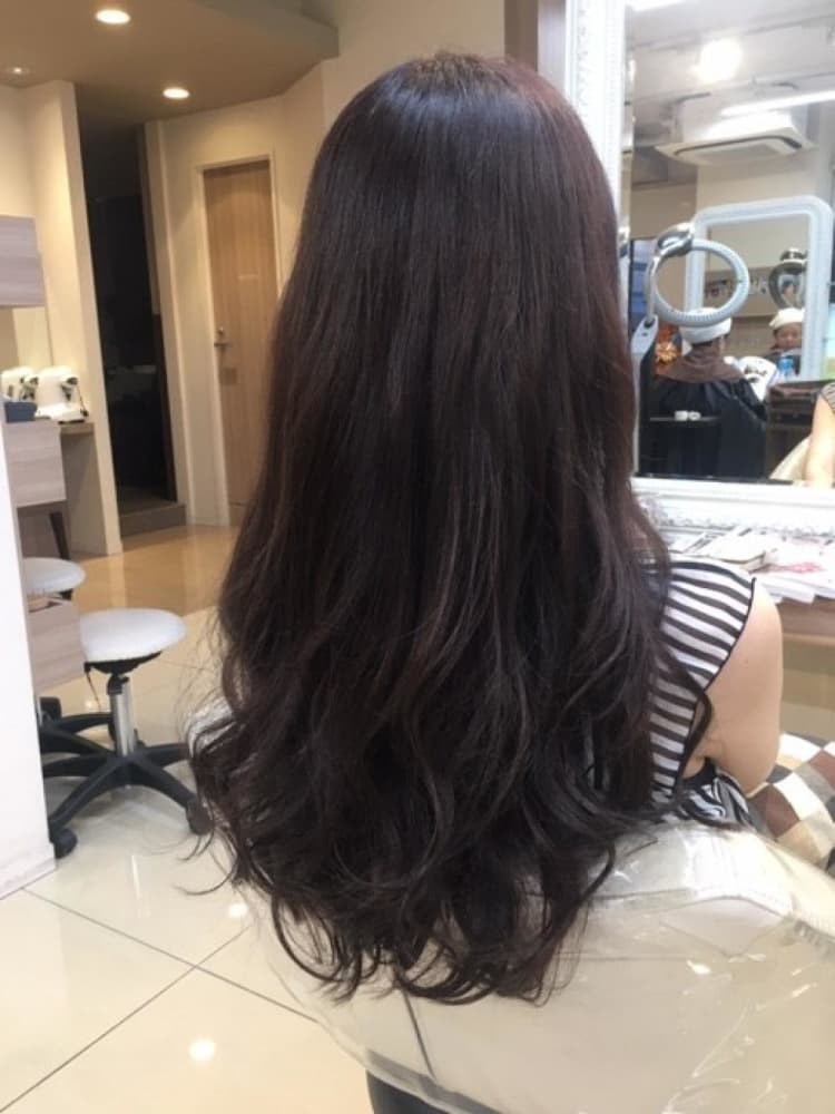 イルミナカラーで艶髪ロング ヘアカタログ Ash 大倉山店 櫻井 清羽 ヘアサロン 美容院 Ash オフィシャルサイト