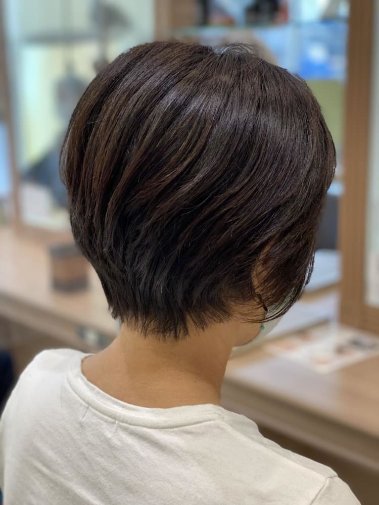 襟足すっきりミセスショート ヘアカタログ Ash 永福町店 宮崎 豪 ヘアサロン 美容院 Ash オフィシャルサイト