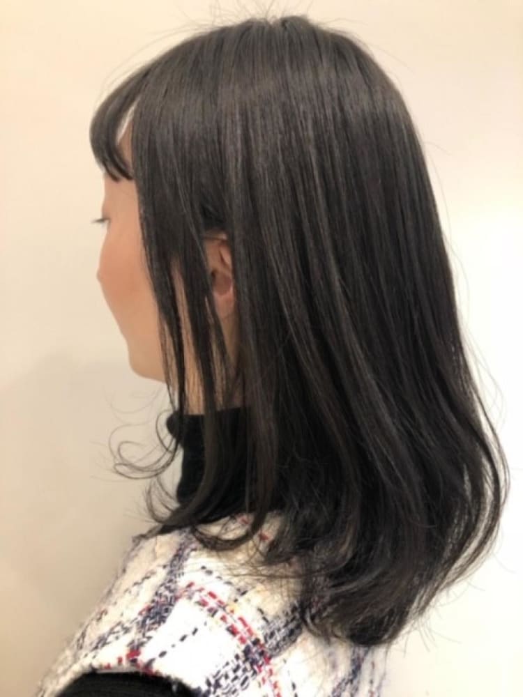 イノアカラー アッシュグレー ヘアカタログ Ash たまプラーザ店 安西