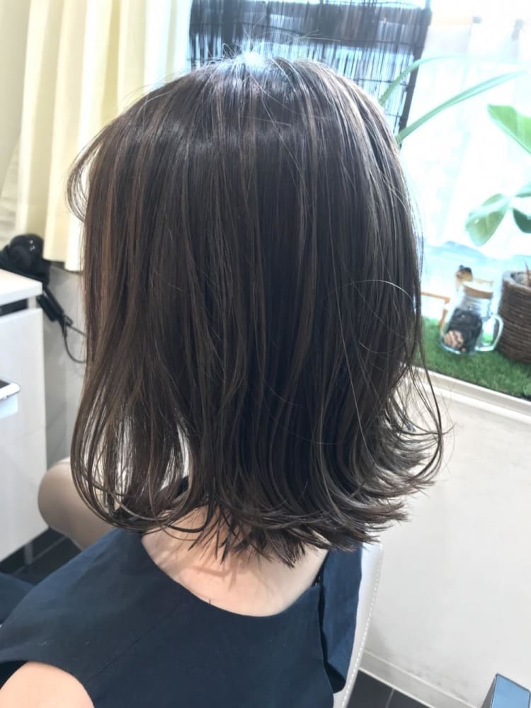 外ハネブルージュハイライト ヘアカタログ Ash 大宮店 山崎 俊輔 ヘアサロン 美容院 Ash オフィシャルサイト