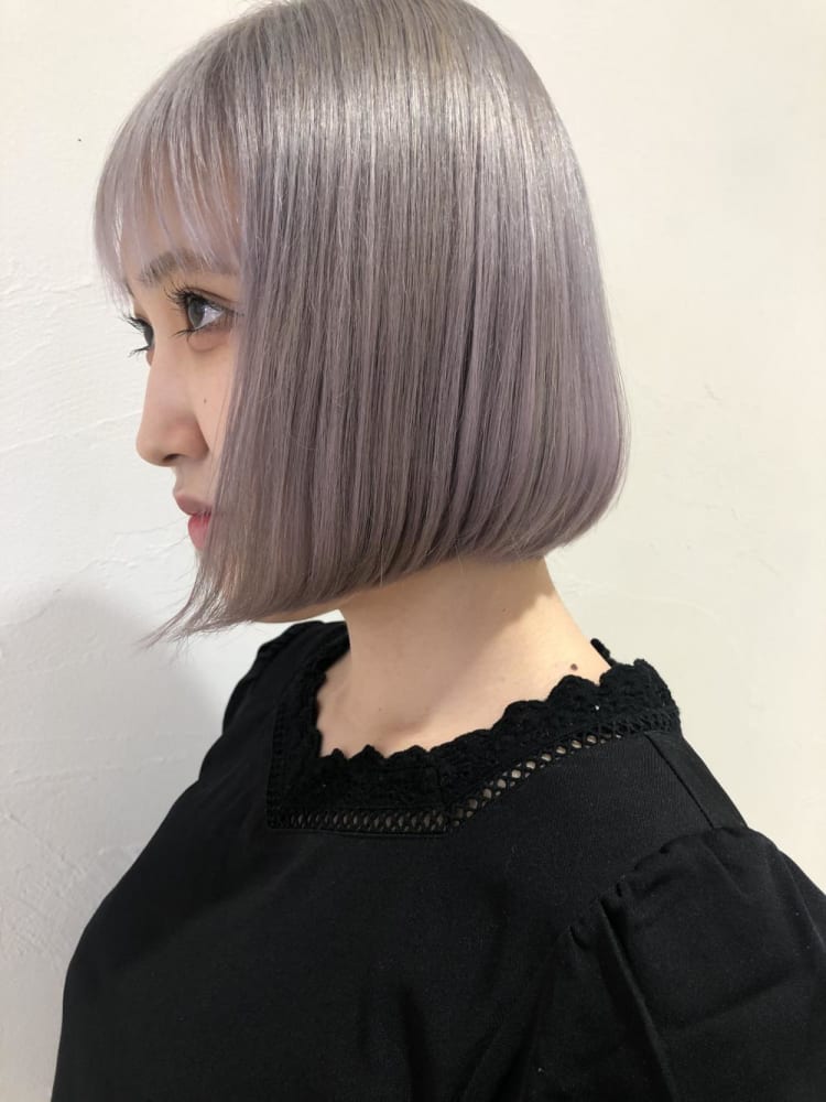 ハイトーンボブ5選｜ヘアカタログ Ash 武蔵小金井店 新海 良介｜ヘアサロン・美容院｜Ash オフィシャルサイト