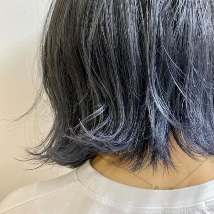 暗染め ネイビーグレー ヘアカタログ Ash 横浜店 村上 渉 ヘアサロン 美容院 Ash オフィシャルサイト