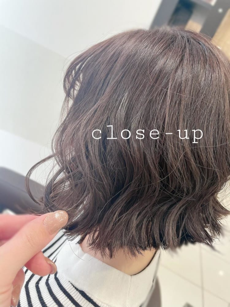 大人カジュアルボブ ヘアカタログ Ash 高円寺店 岡田 千英里 ヘアサロン 美容院 Ash オフィシャルサイト