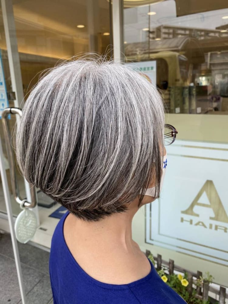 大人ボブスタイル ヘアカタログ Ash 南町田グランベリーパーク店 松尾 繁寛 ヘアサロン 美容院 Ash オフィシャルサイト