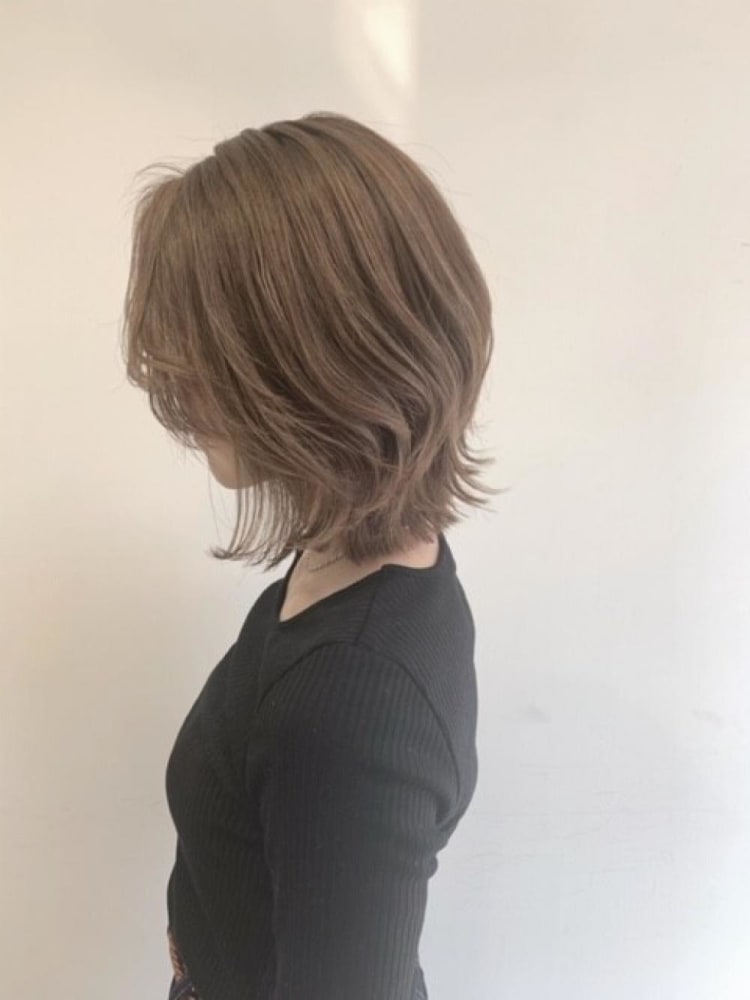 ウルフ ハイライトベージュ ヘアカタログ Ash 高円寺店 星野 玲奈 ヘアサロン 美容院 Ash オフィシャルサイト