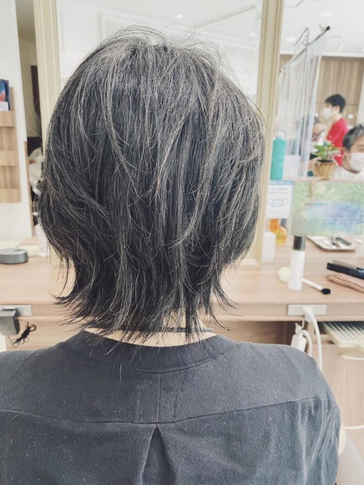 ショートウルフ ヘアカタログ Ash 池上店 田口 敬正 ヘアサロン 美容院 Ash オフィシャルサイト